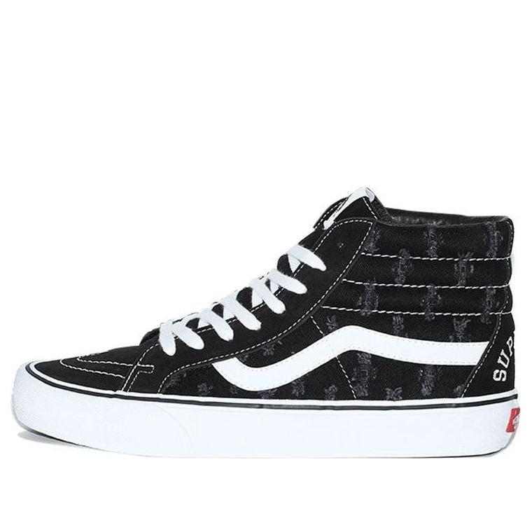 Vans Supreme X Sk8-Hi Hole Punch Denim' in Black for Men | Lyst UK
