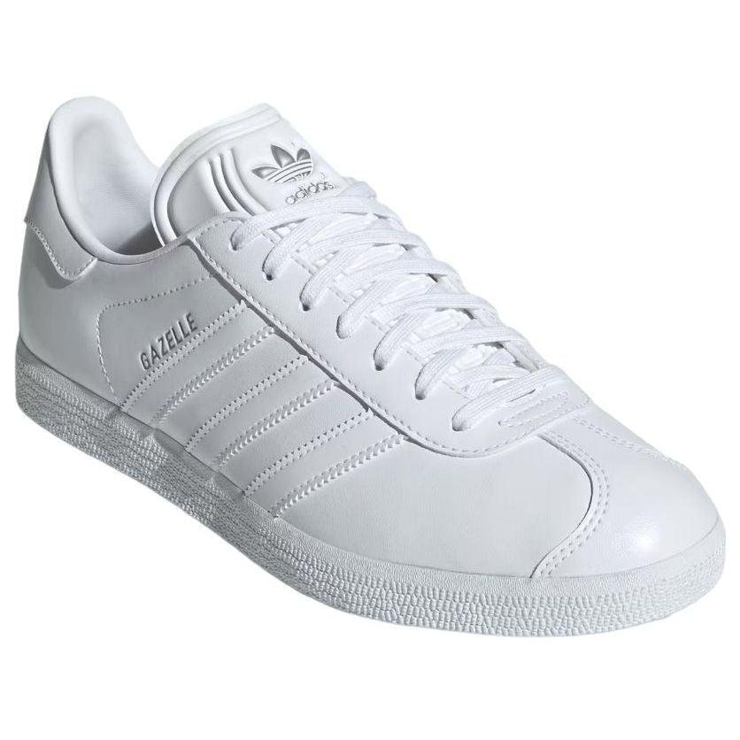 Gazelle Triple White Leather All White Adidas Gazelle Mens Adidas