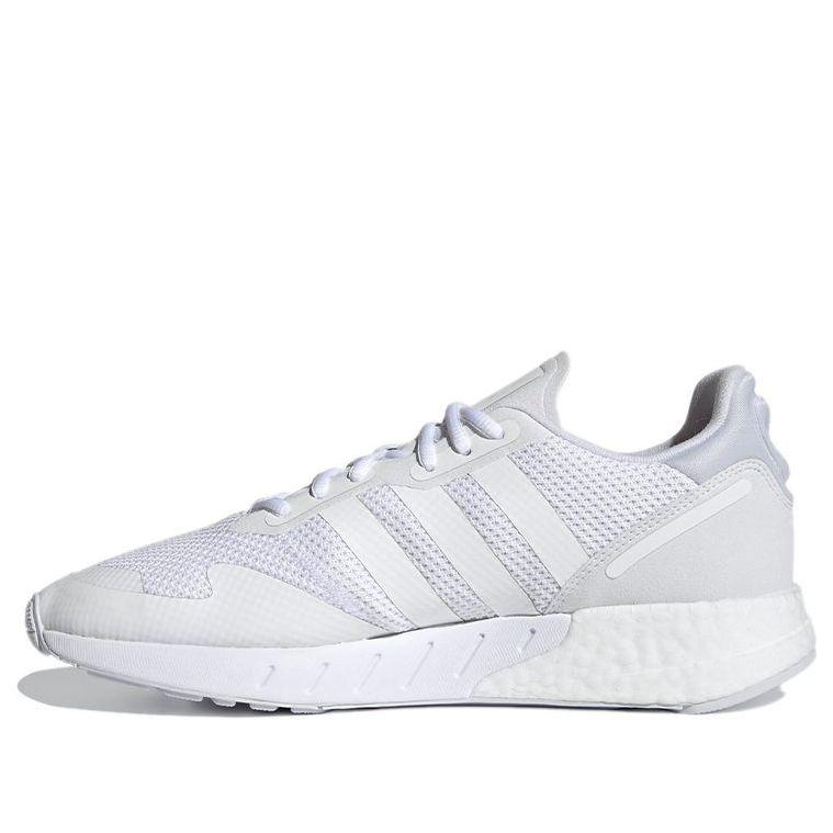 adidas gazelle silver green womens adidas Originals ZX 1K Boost J White Trainers