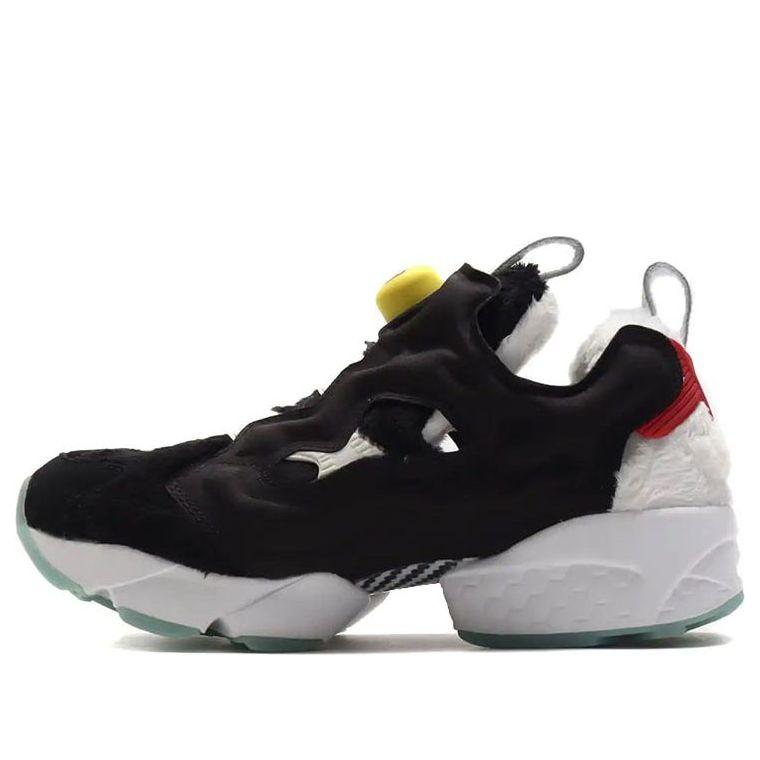 Reebok Doraemon X Instapump Fury Running Shoes Black/white for Men
