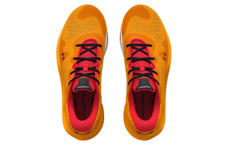 Orange under armor shoes hotsell