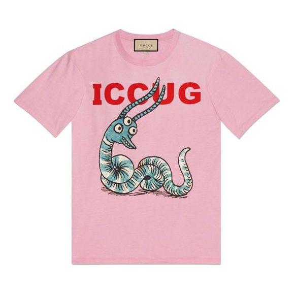 GUCCI パイソン柄Tシャツ ピンク S オシャレ 蛇 総柄 アニマル GUCCI パイソン柄Tシャツ ピンク S オシャレ 蛇 総柄 アニマル 楽天