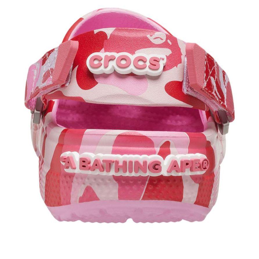 完売 A BATHING APE CROCS CLOG クロックスpink