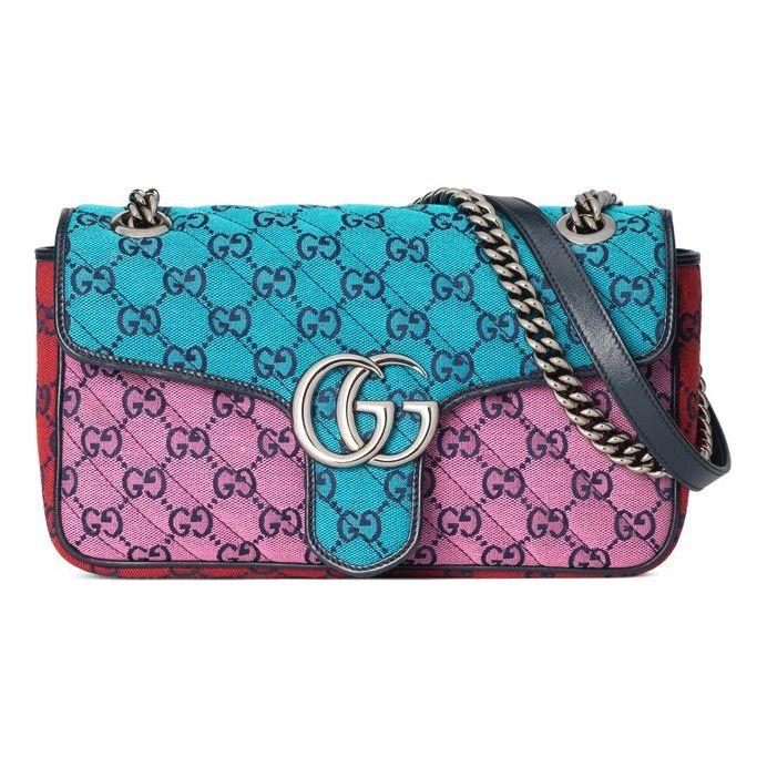 Gucci Small GG Marmont Multicolor Shoulder Bag - Farfetch