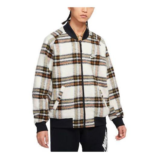 Nike Plaid Reversible Loose Jacket in Grey for Men | Lyst UK