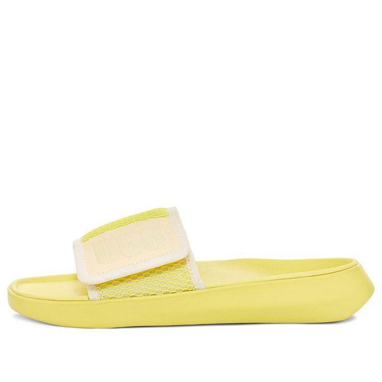 UGG La Light Slide Yellow Shoe | Lyst