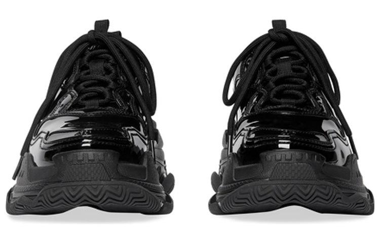 【BALENCIAGA】Triple S Sneaker 'Black Patent'★関税送料込み balenciaga-black-Triple-S-