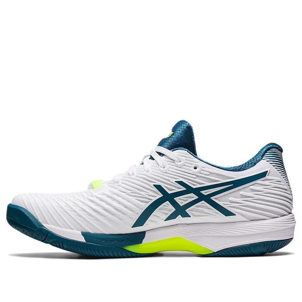 Asics Solution Speed Ff 2 Tennis Shoes White Blue for Men | Lyst