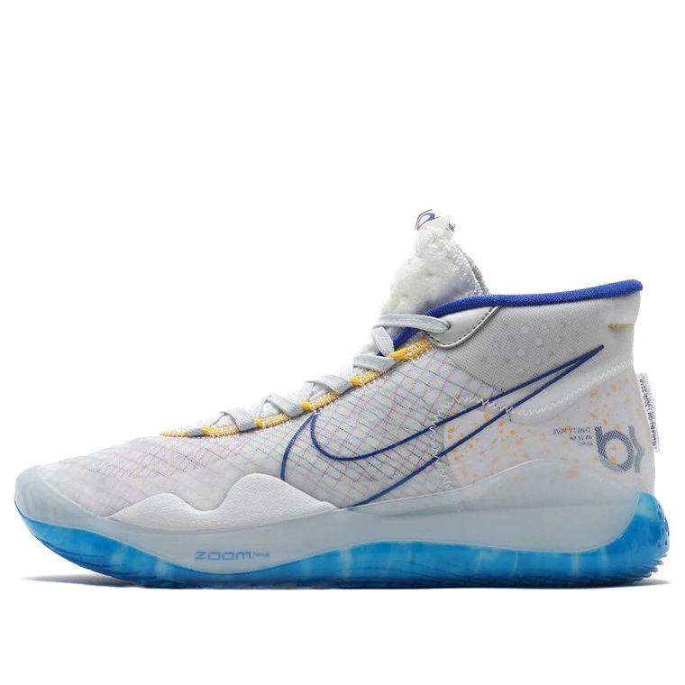 Nike Zoom Kd Durant White Blue Basketball Shoes | Lyst