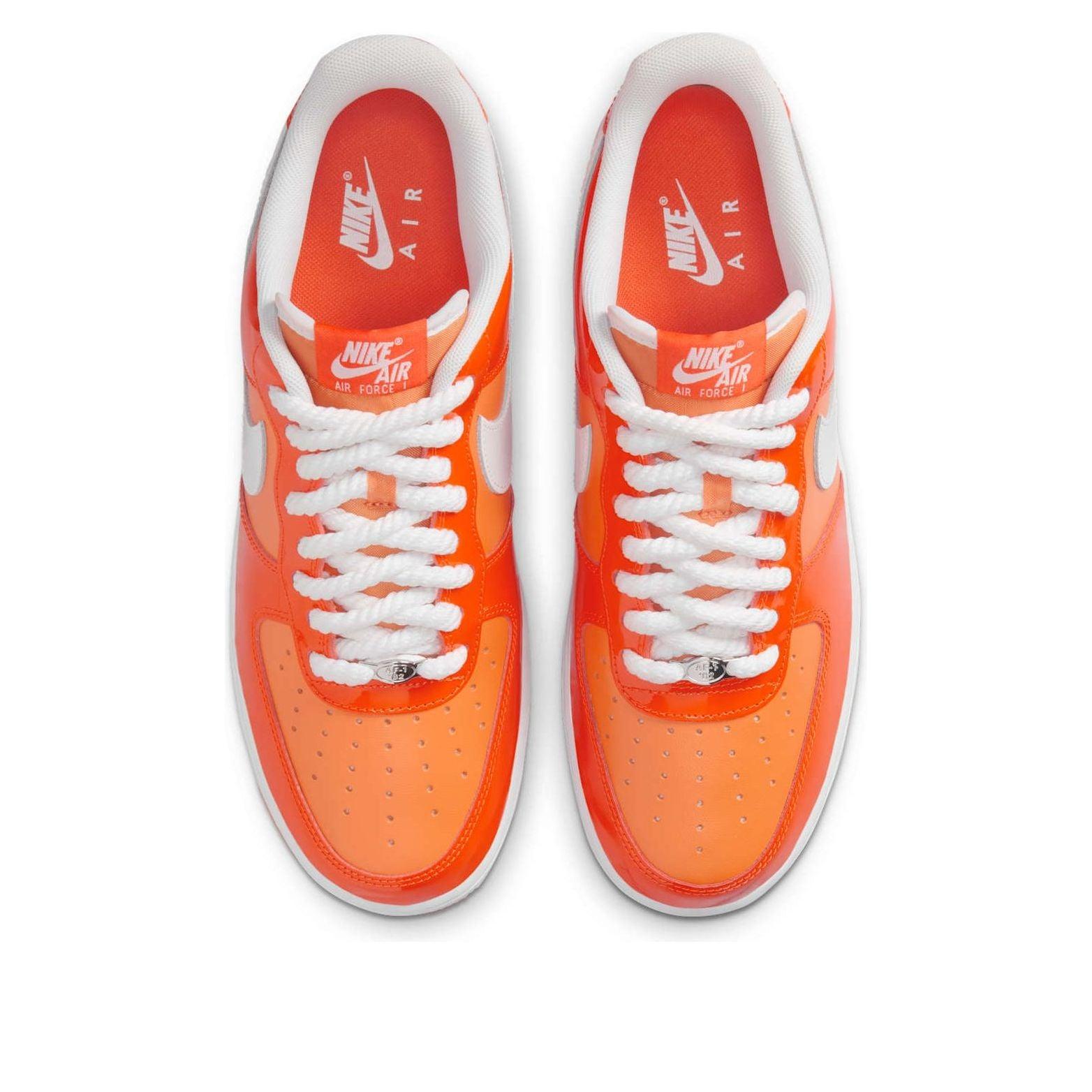 Nike Footwear Nike Air Force Lv8 Orange White Patent White Orange