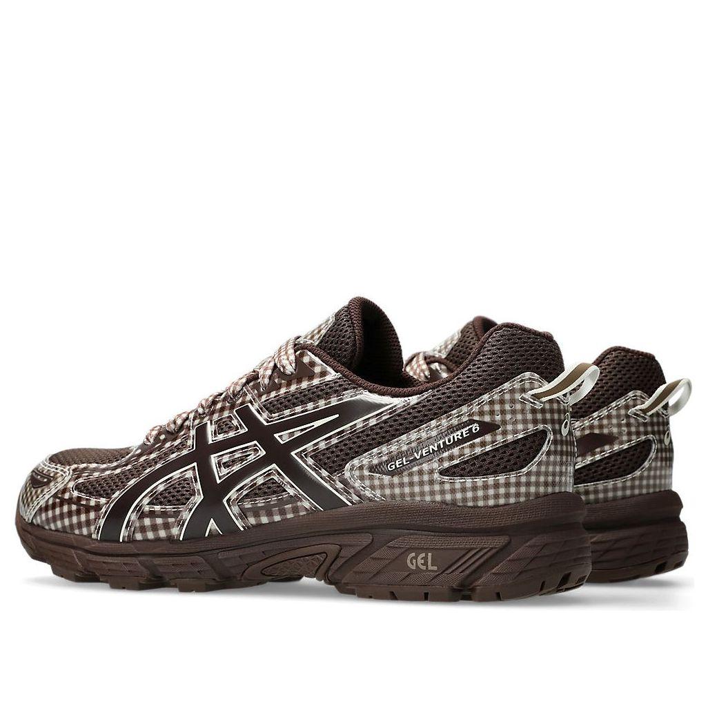 Asics X Story Mfg. Gel-Venture 6 'Reddish Gingham' in Brown