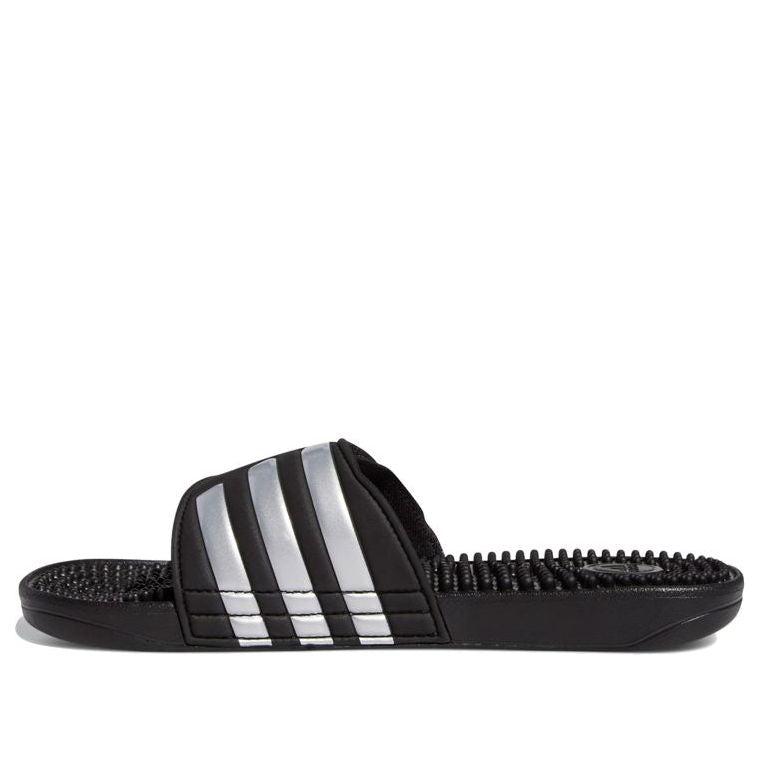 adidas Adissage Slides Black/silver | Lyst