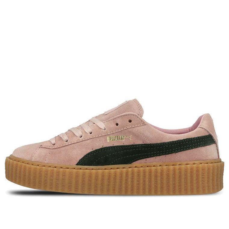 PUMA Fenty X Creepers Rihanna Black White Low-top Sneakers Pink in Brown |  Lyst