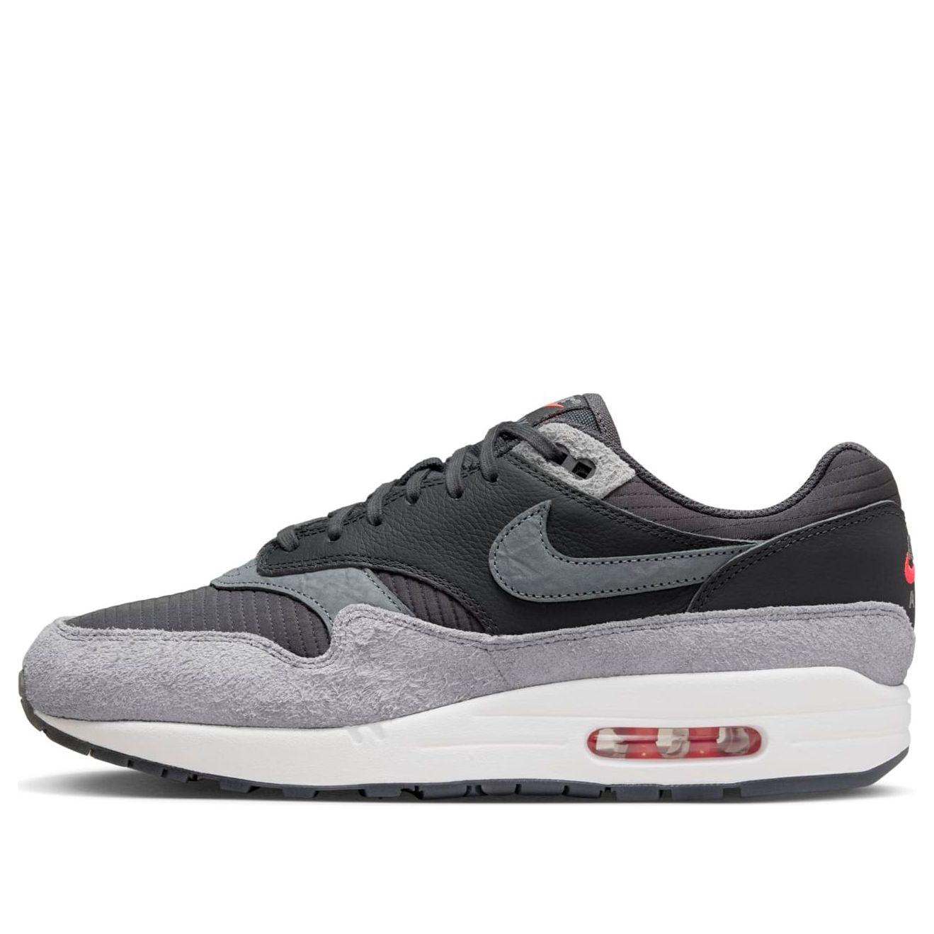 Nike Air Max 1 NL Premium Elephant Print - Taille 45 EU, Noir Et Rouge, Occasion