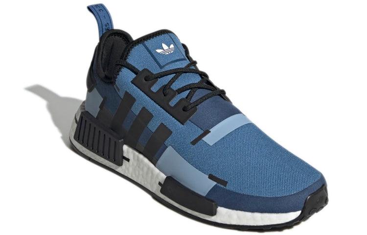 adidas shoes adidas nmd geometric camo blue