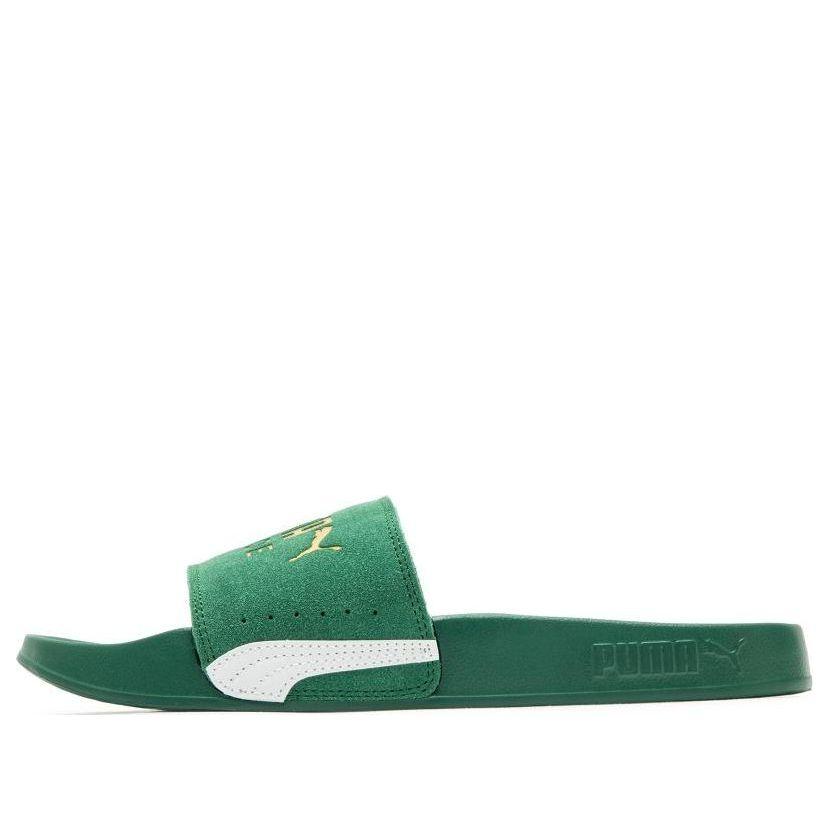PUMA Leadcat 2.0 Suede Classic Sandals in Green for Men | Lyst