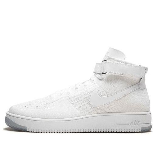plakband bezoeker Melodieus Nike Air Force 1 Ultra Flyknit Mid 'white' for Men | Lyst