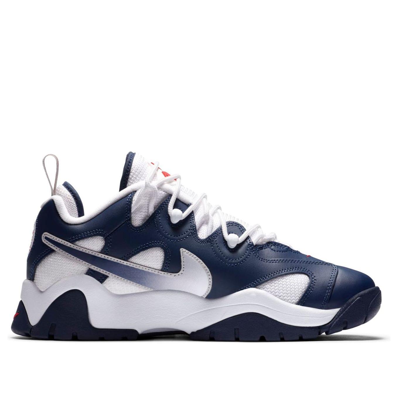 nike air barrage low black mens