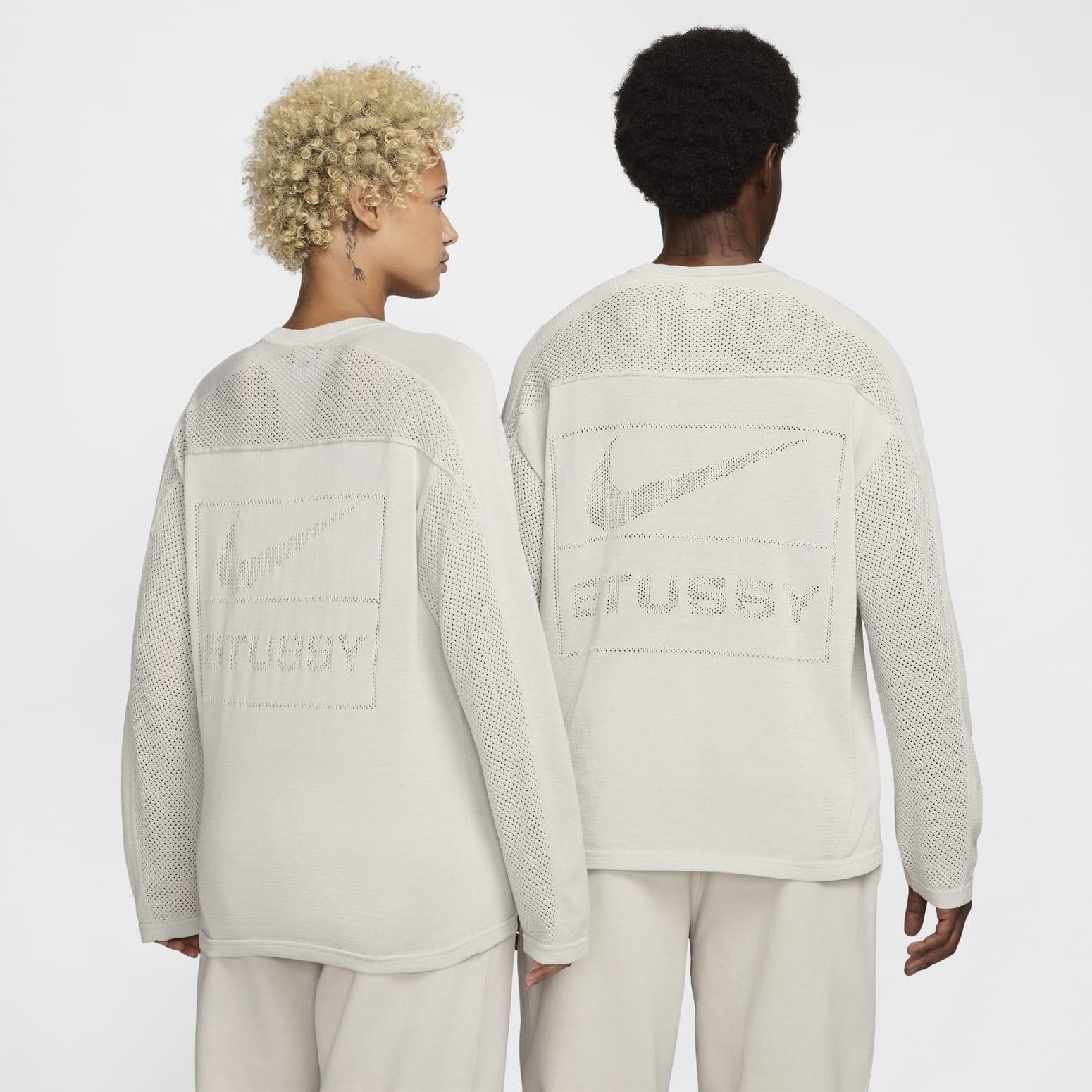 Stussy x Nike U NRG LS Knit Jersey BLACK / LIGHT BONE