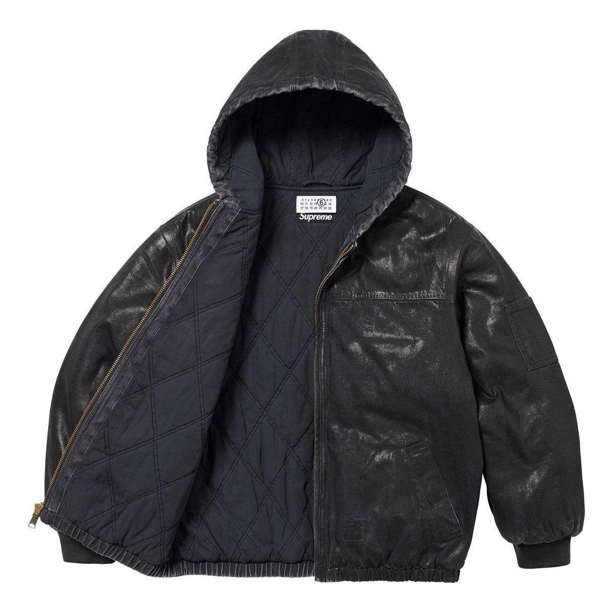 Supreme X Mm6 Maison Margiela Foil Hooded Work Jacket in Blue for