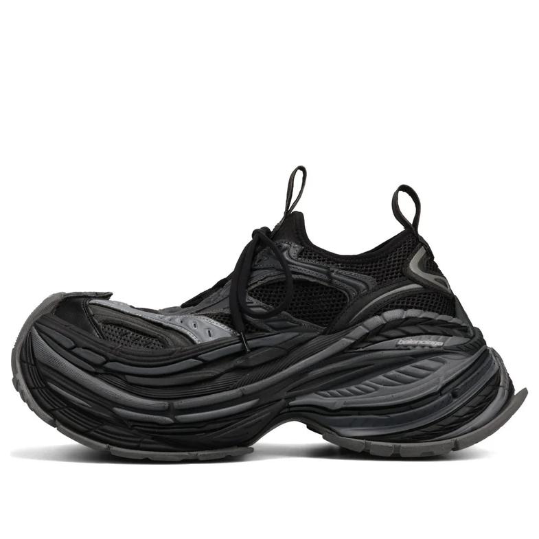 Balenciaga Platform Reduced Sneaker 'Dark' in Black for Men | Lyst UK