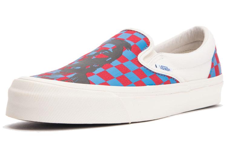 Vans John Van Hamersveld X Og Slip-on 'red Blue' in White for Men | Lyst