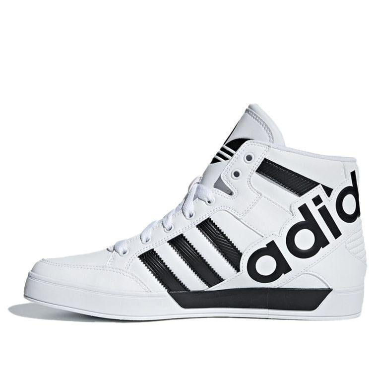 adidas Originals Hardcourt Hi Big Logo in White for Men | Lyst