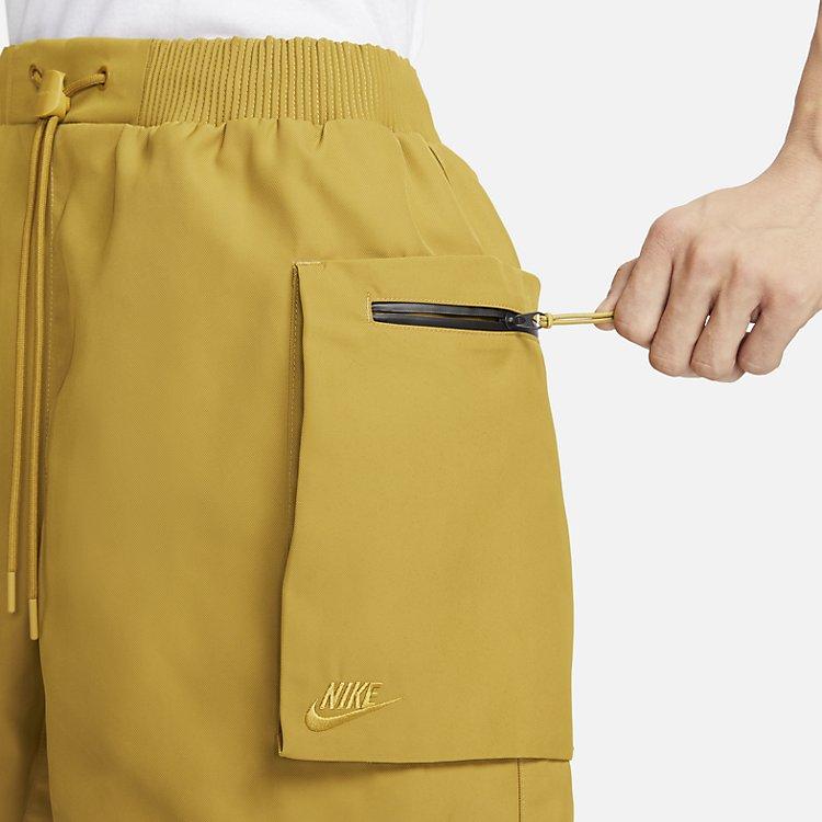 nike tech fleece shorts yellow