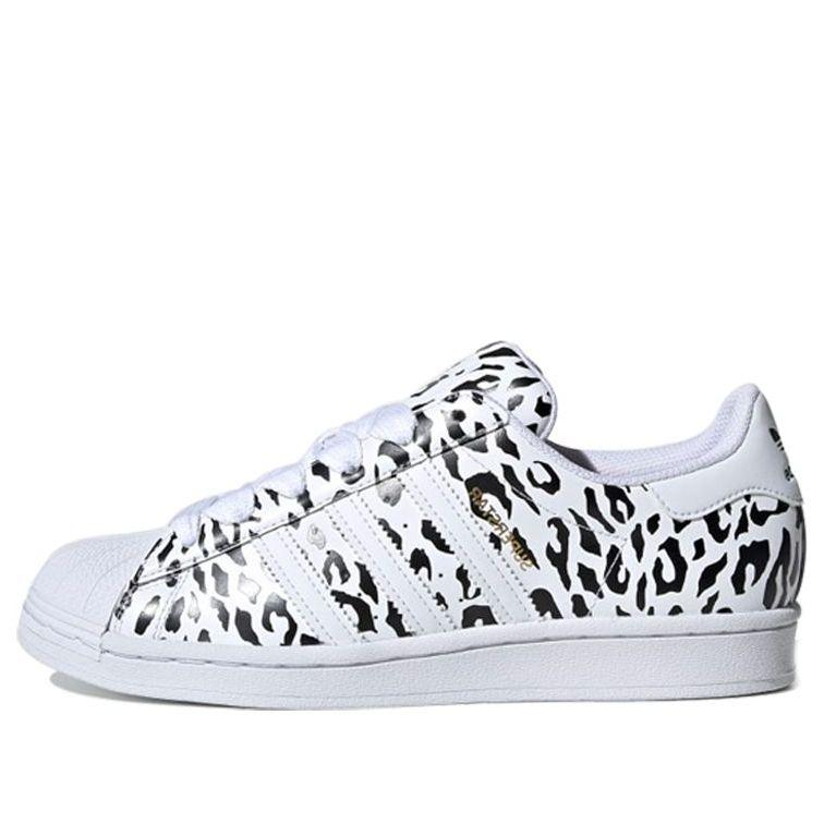 adidas Superstar 'cheetah Print' in White | Lyst