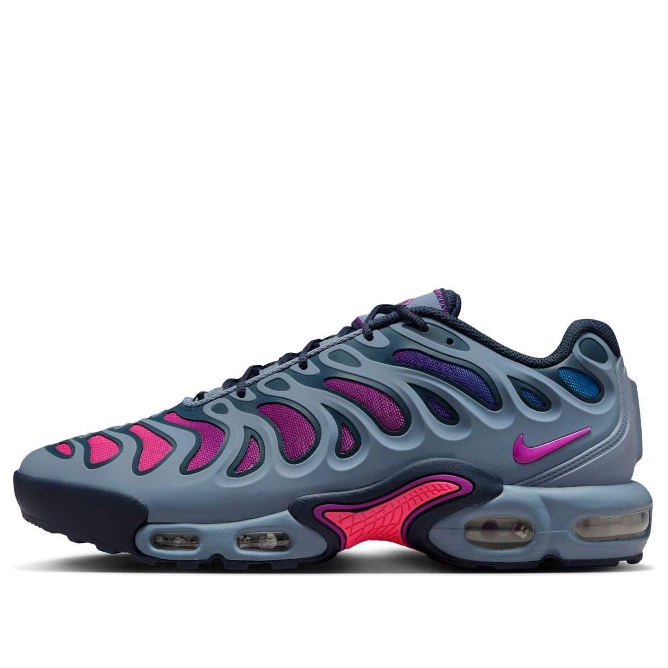 pink and blue nike air max plus