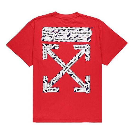 Off-White c/o Virgil Abloh Ss20 Airport Tape Print For in Red for