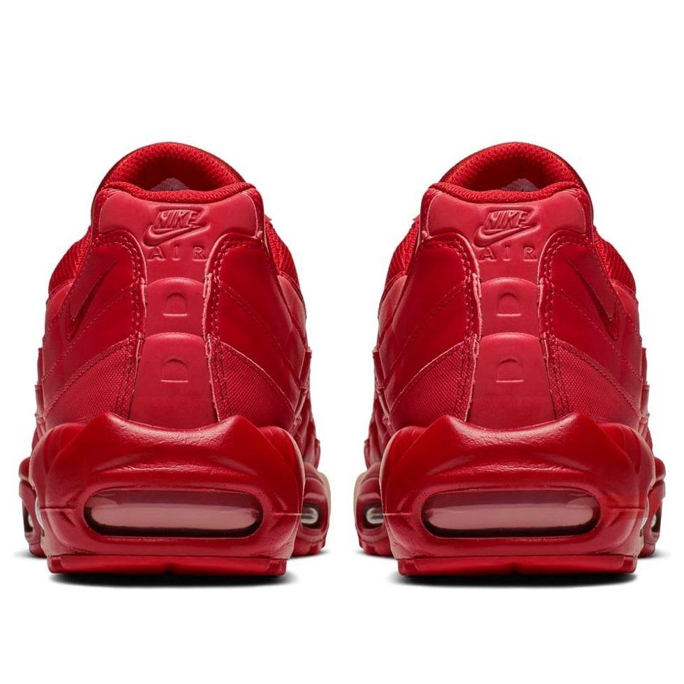 Leather Air Max 95 Red Nike Air Max 95 'Triple' In Red For Men Lyst UK
