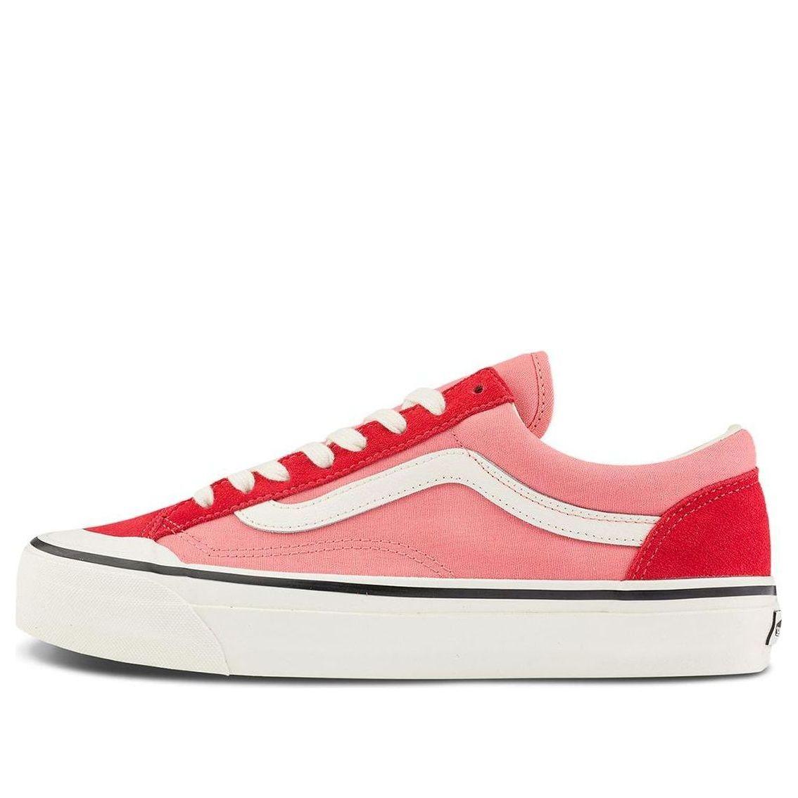 Pink and red vans sale