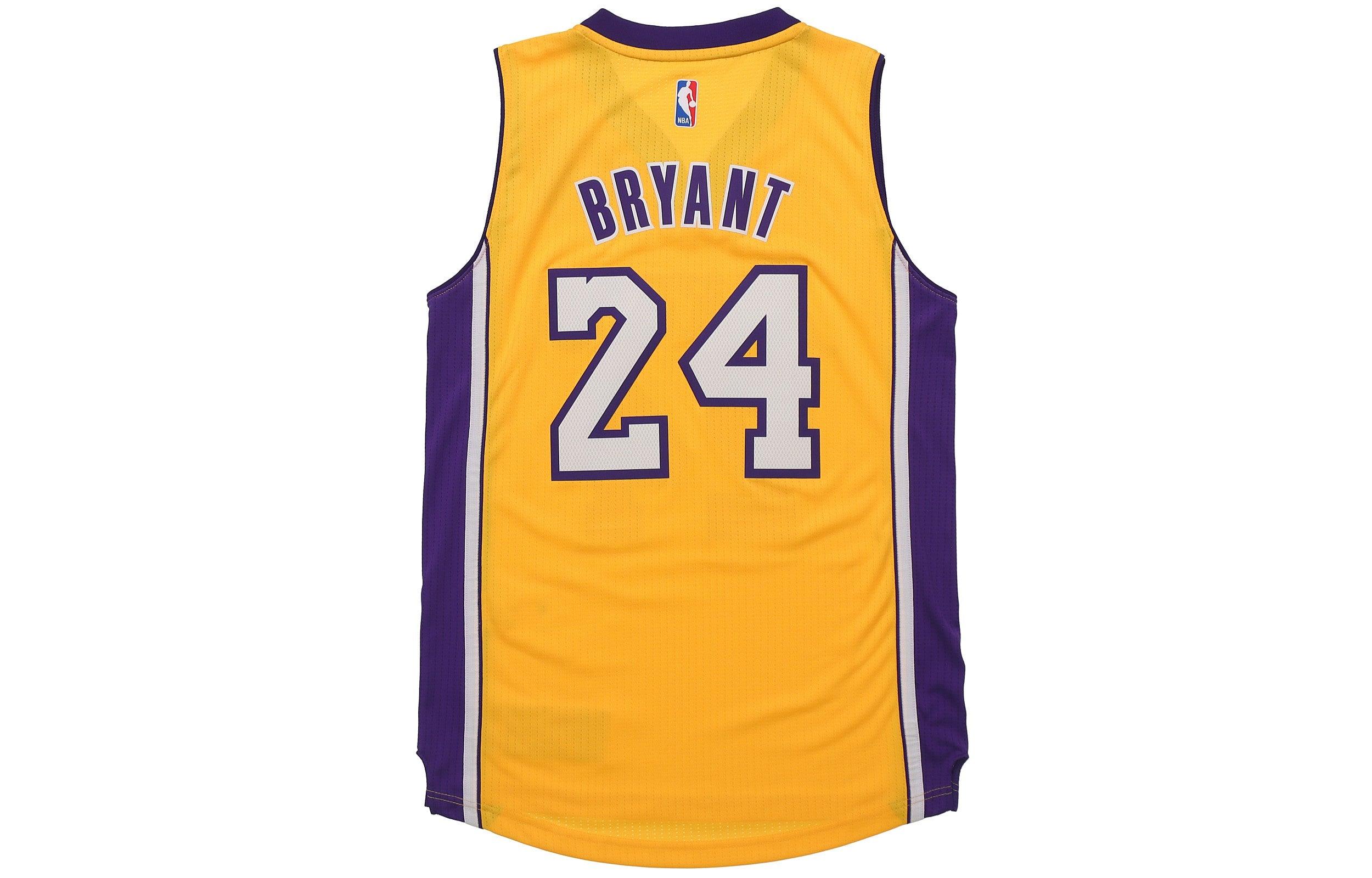 adidas Kobe Bryant Lakers Jersey in Grey for Men | Lyst UK