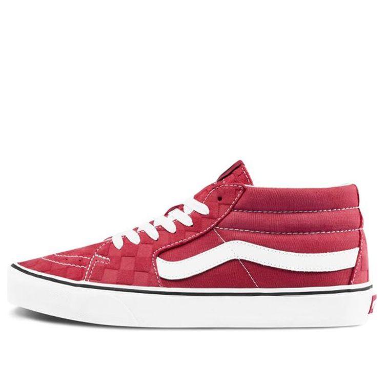 Vans Sk8-mid Mid-top Skate Shoes Red | Lyst