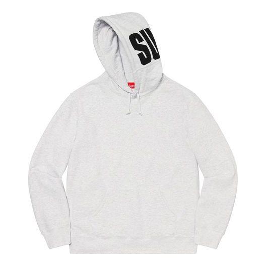 Supreme Rib Hooded Sweatshirt in White for Men Lyst UK