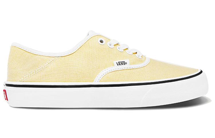Vans Authentic Yellow Light Yellow in White for Men | Lyst