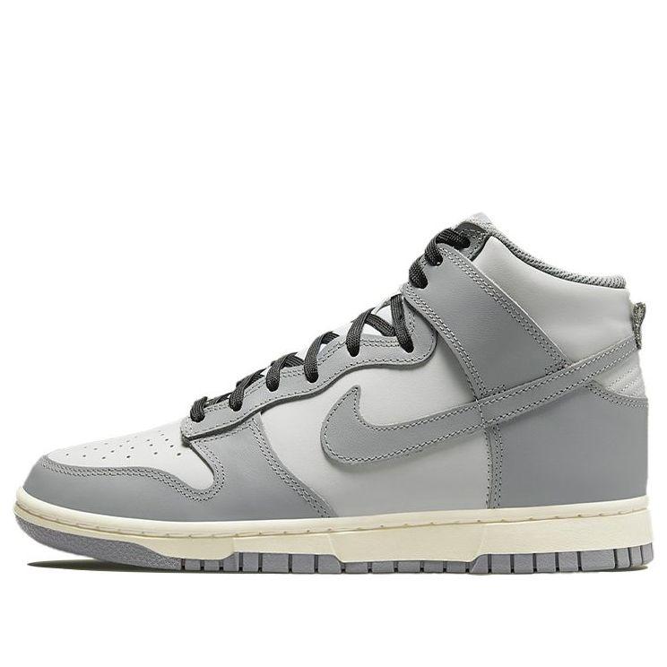high dunks grey