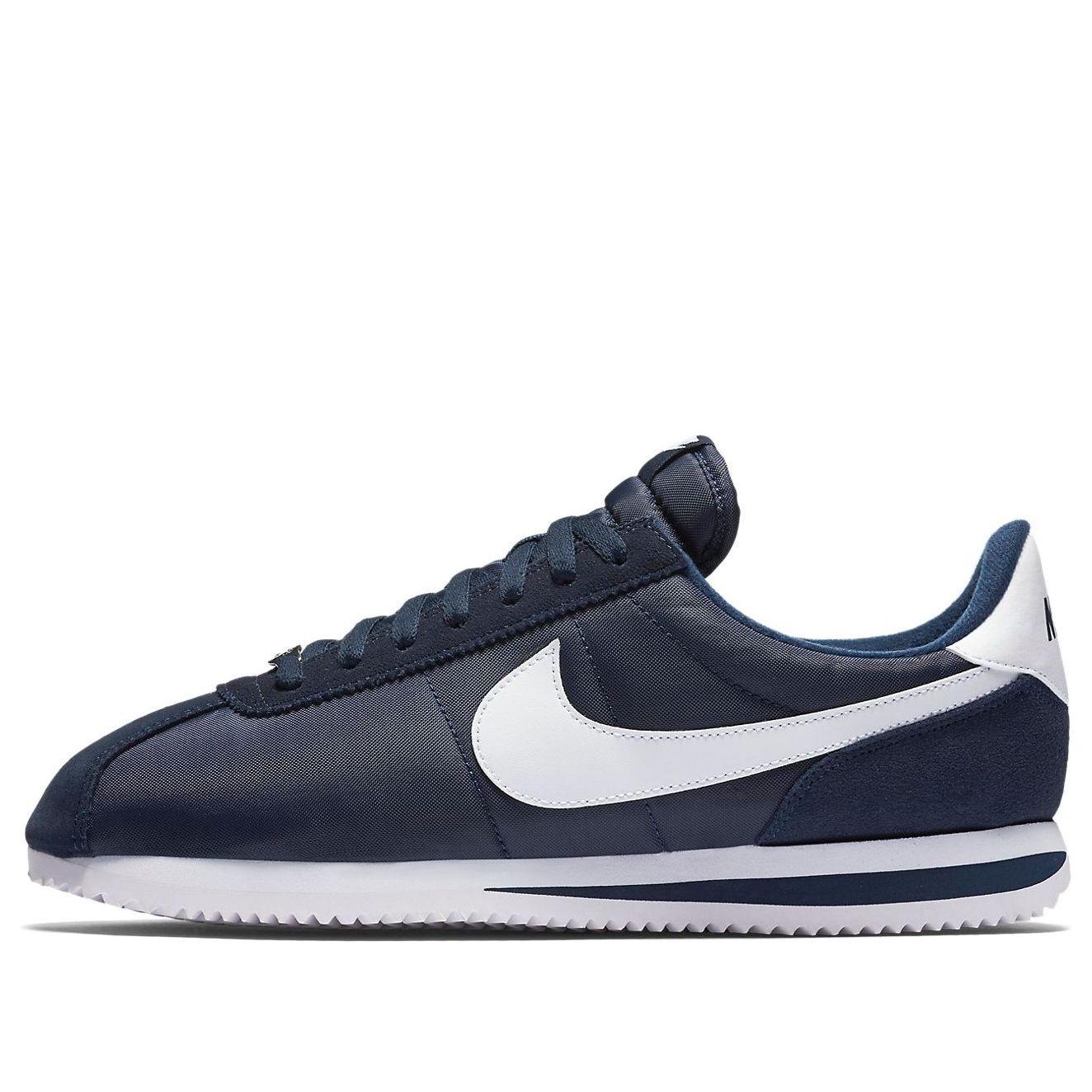Nike Cortez Basic Nylon 'black White' in Blue for Men | Lyst
