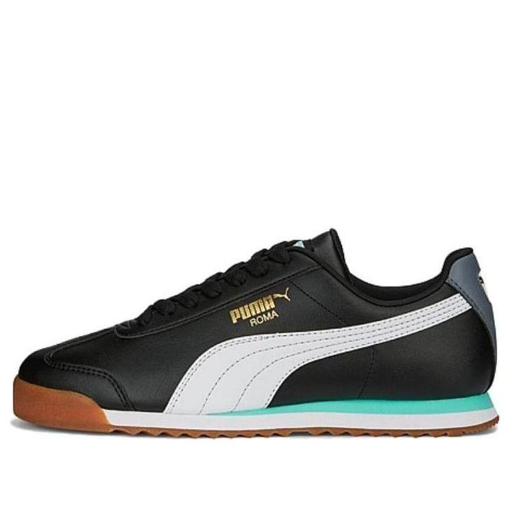Puma roma basic white black sale