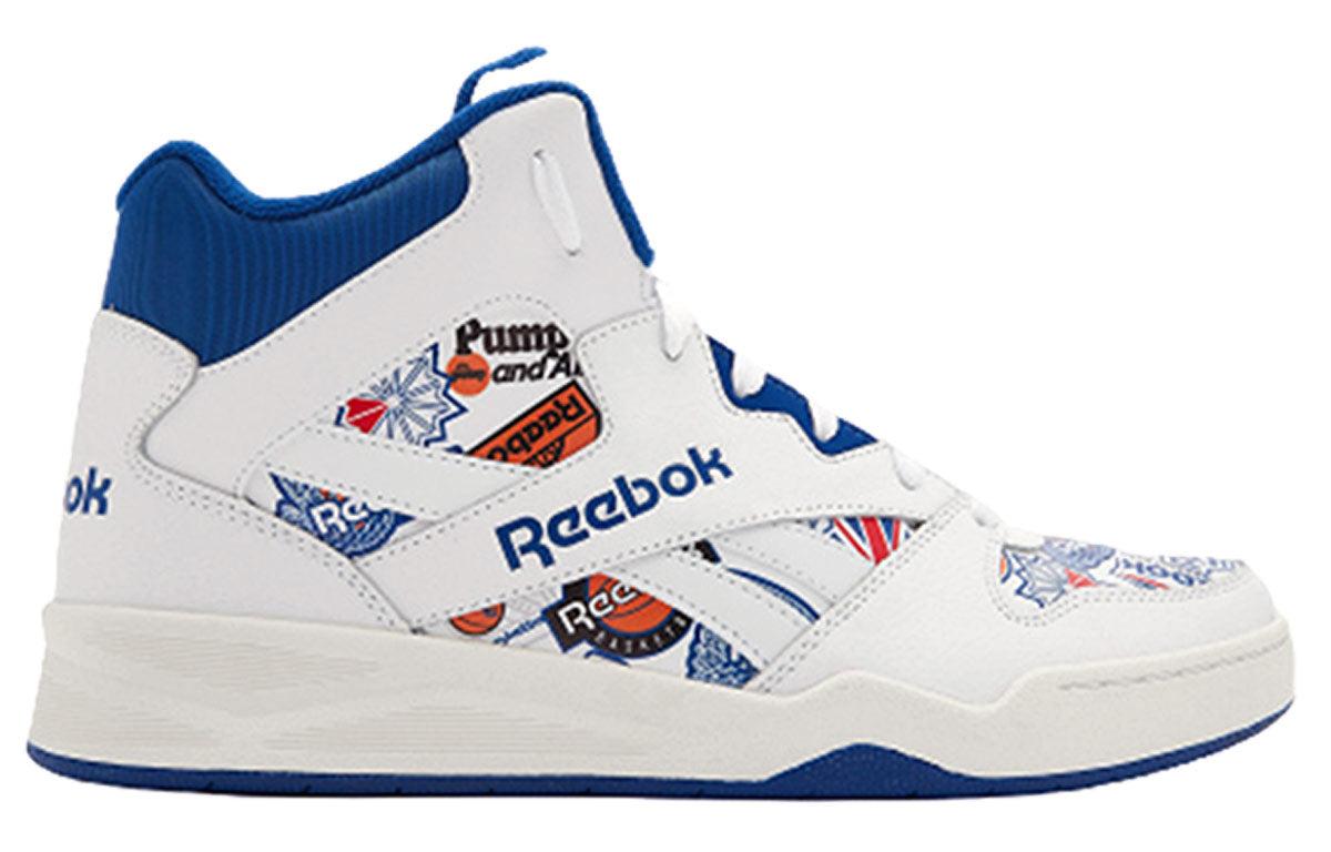 Reebok Royal Bb400 Hi2 Sport Shoes White/blue | Lyst