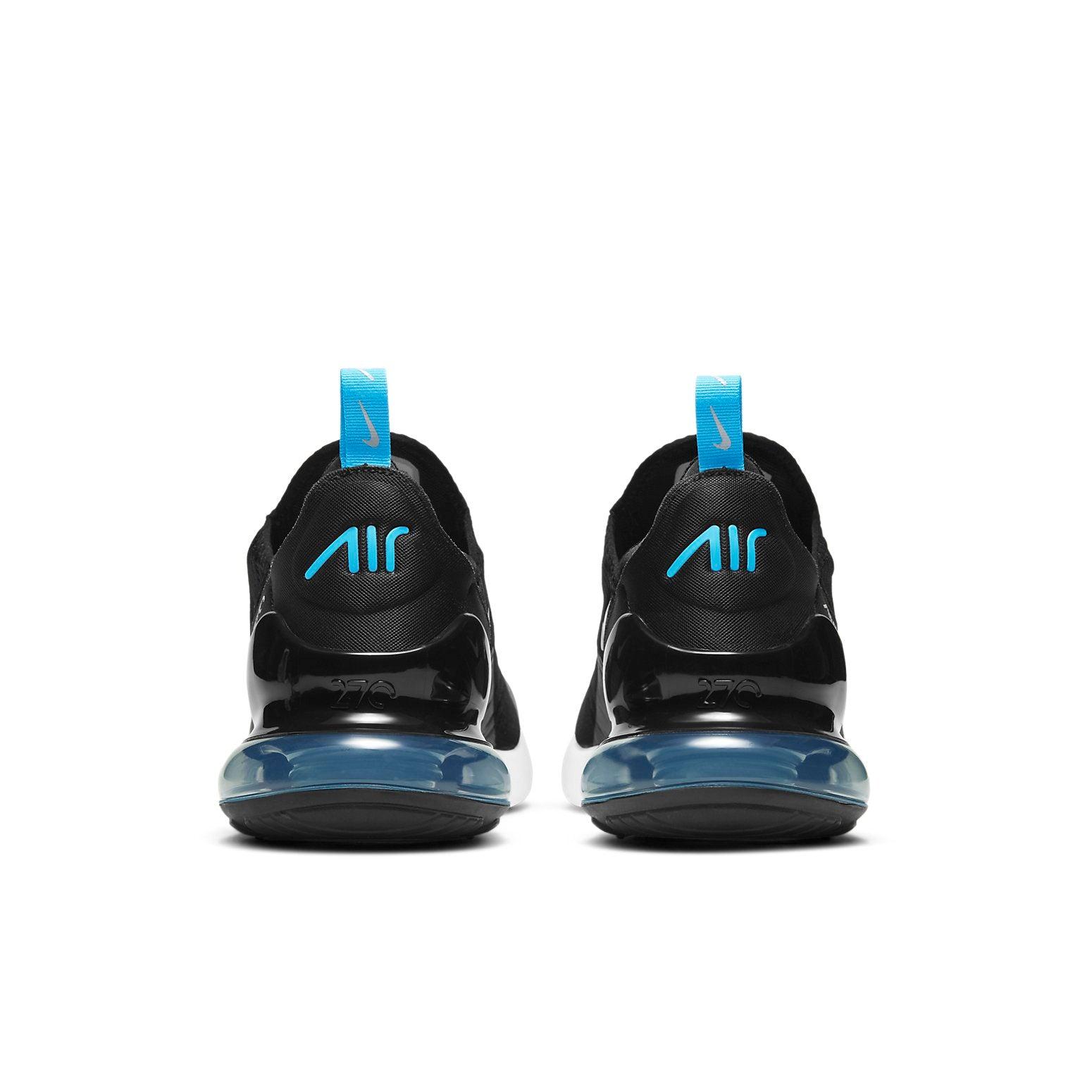 air max 270 black and light blue