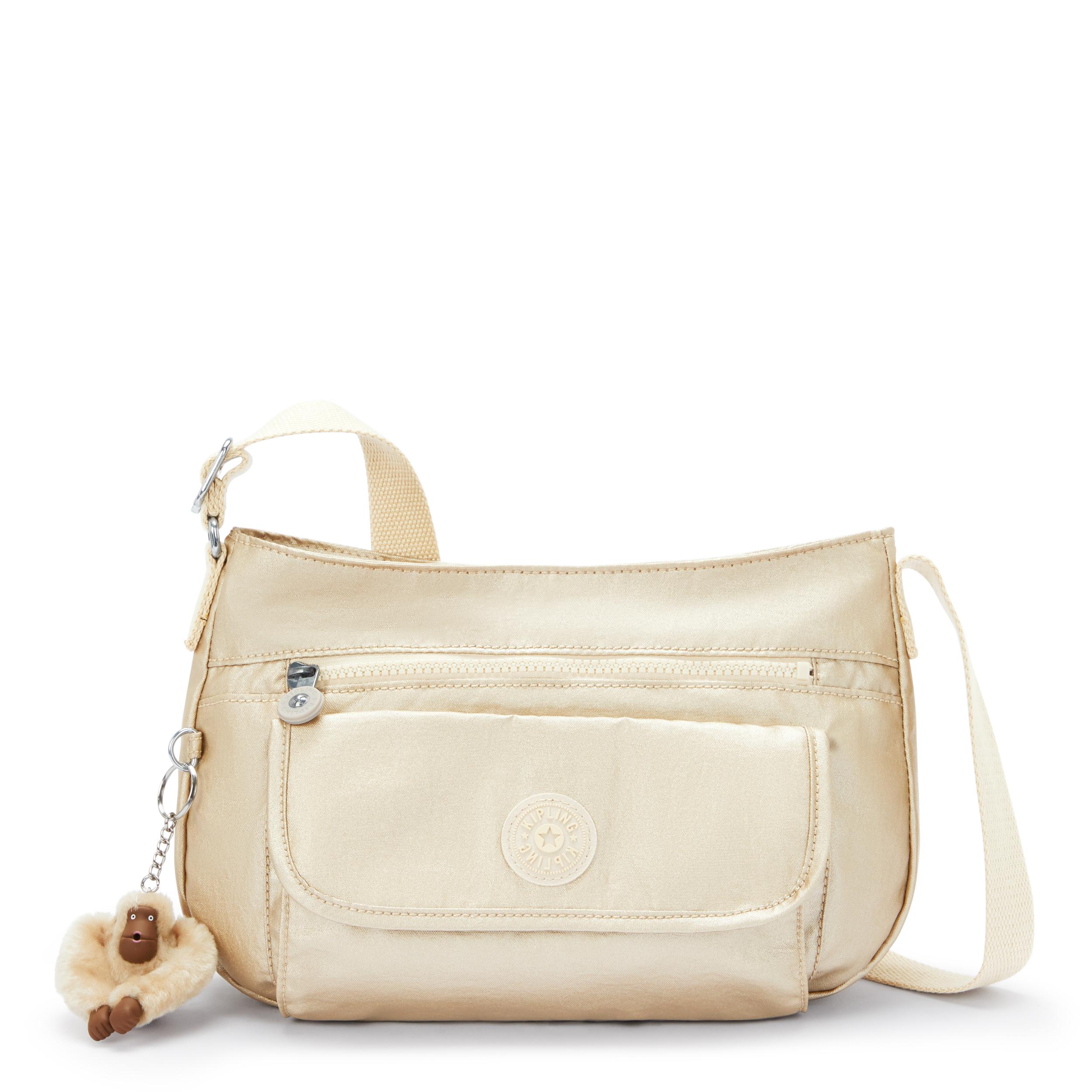 Kipling Crossbody Bag Syro U Starry Metallic Medium in Natural Lyst UK