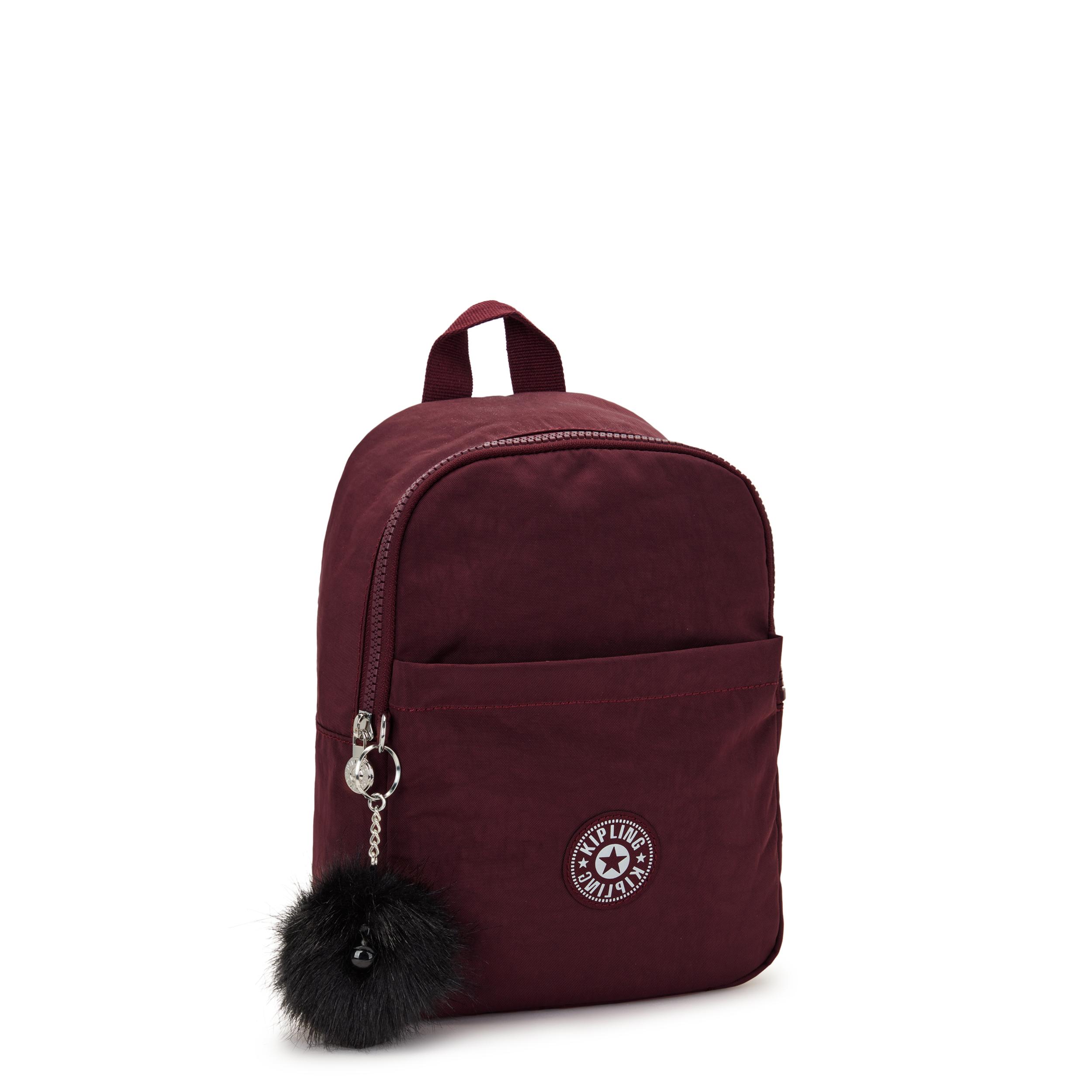 Small red shop backpack purse