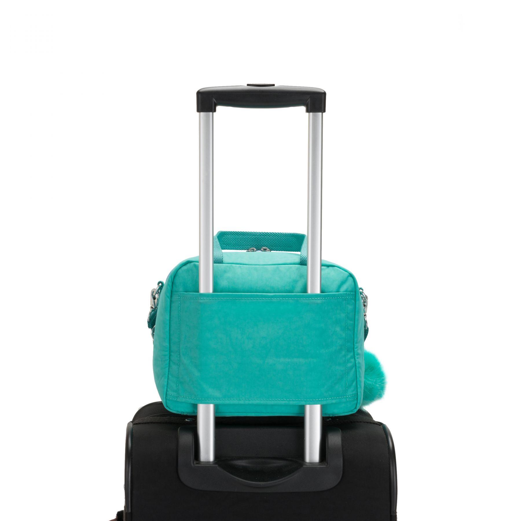 Kipling Synthetic Insulated Medium Lunch Bag With Trolley Sleeve in