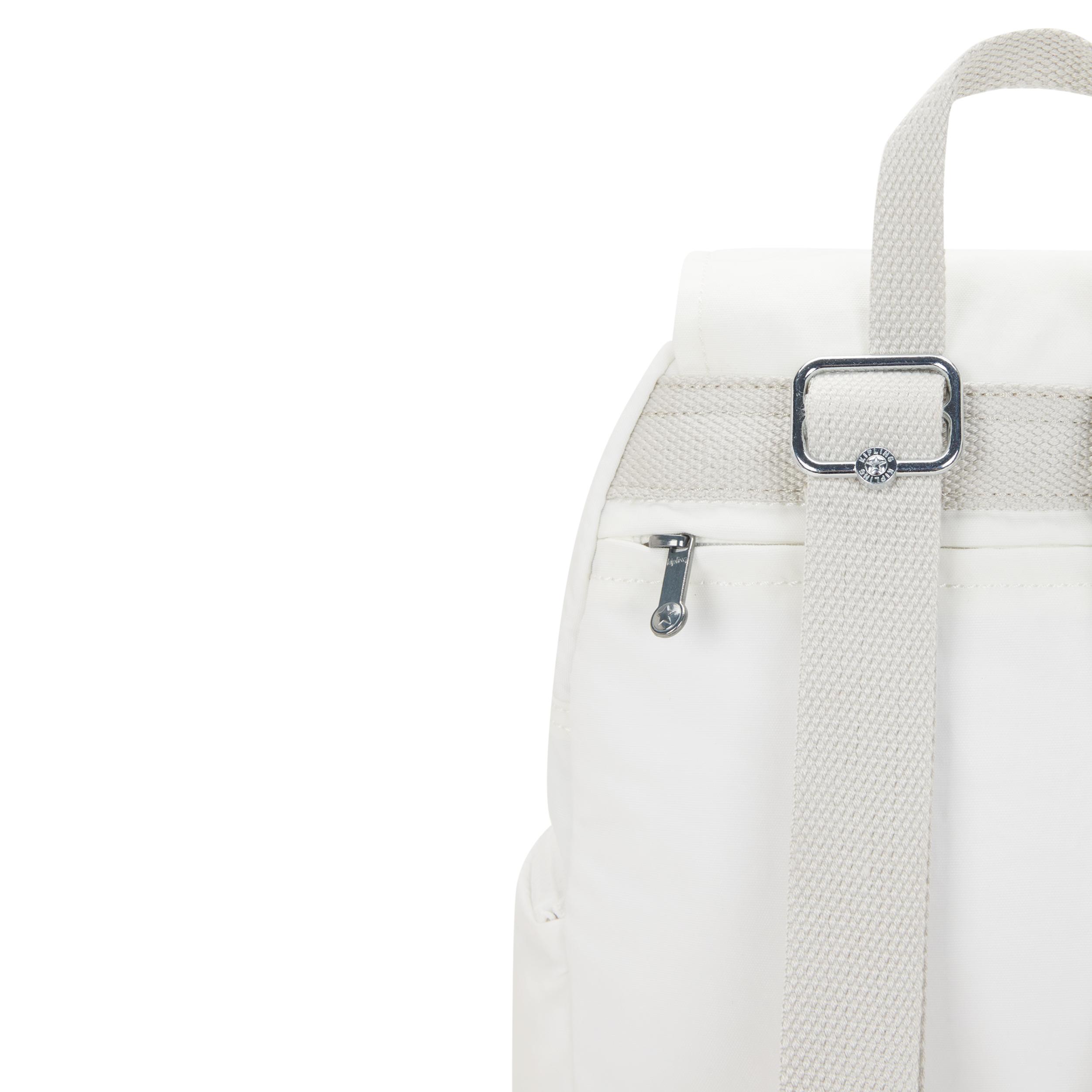 Kipling Backpack City Zip S Pure Alabaster Small in White Lyst UK