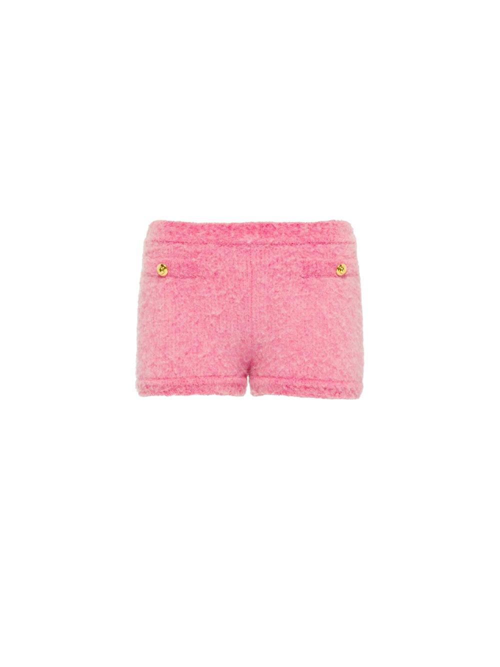 Miu Miu Miu Miu Women's Pink Cotton Shorts - Stylemyle