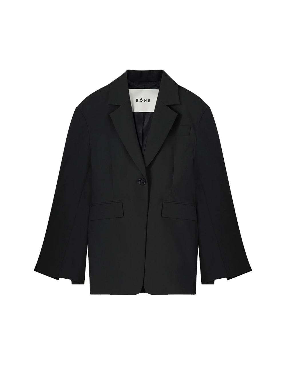 Rohe Wool Ati Structured Blazer in Black | Lyst