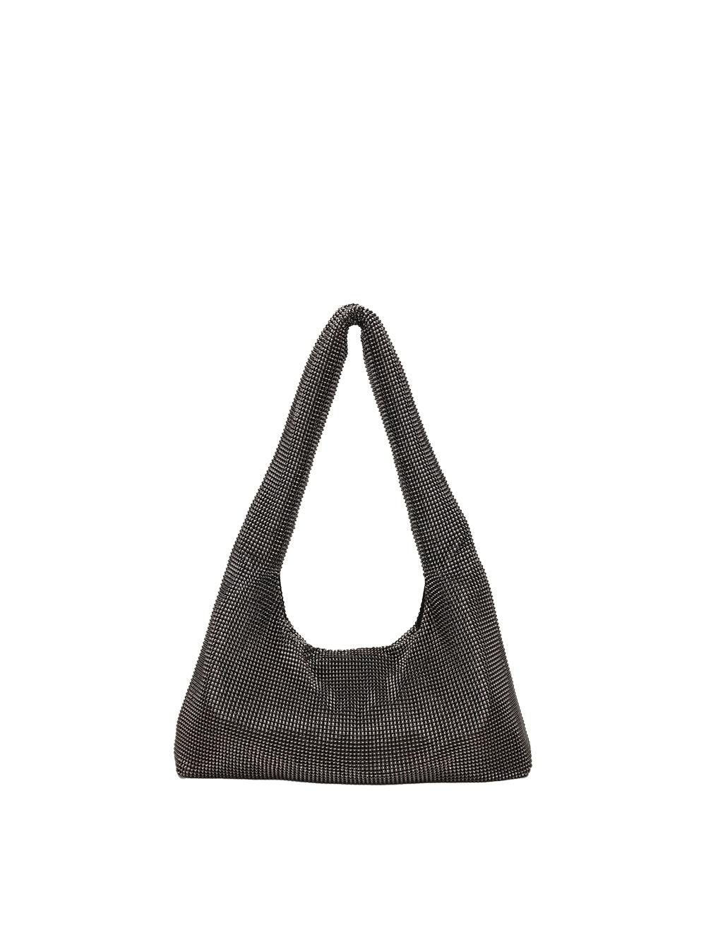 Kara Chainmail Armpit Bag in Black | Lyst