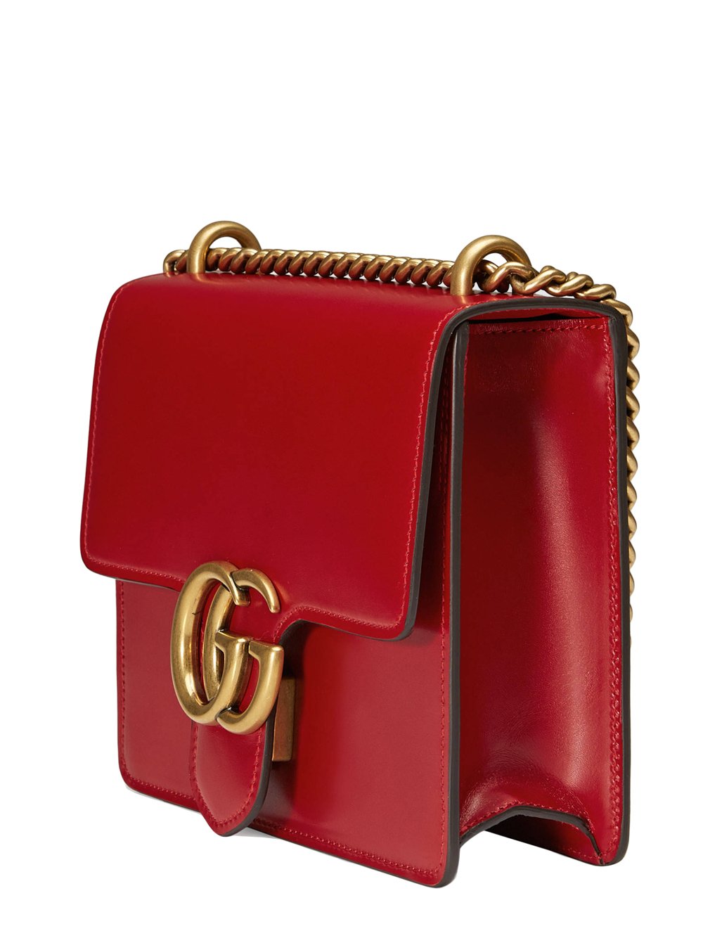Gucci Small Marmont Bag - Red in Red | Lyst